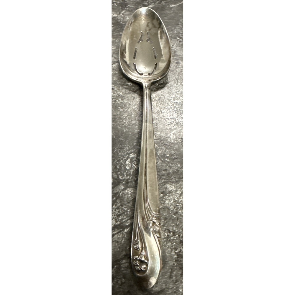 Holmes & Edwards ROMANCE International Silver Plate 1952 Slotted Spoon